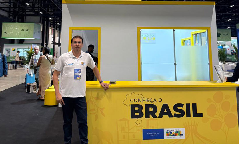 Salão do Turismo 2025: Hotel CTC visita e promove Caldas Novas