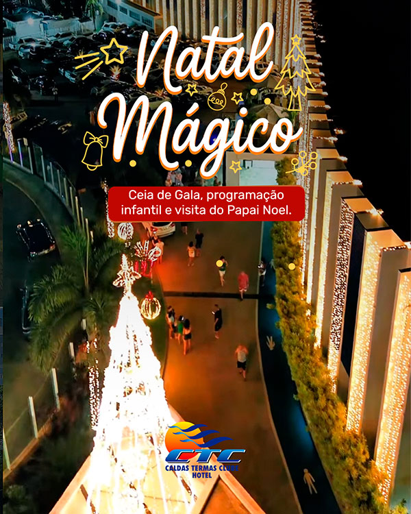 Natal Mágico em Caldas Novas, Goiás.