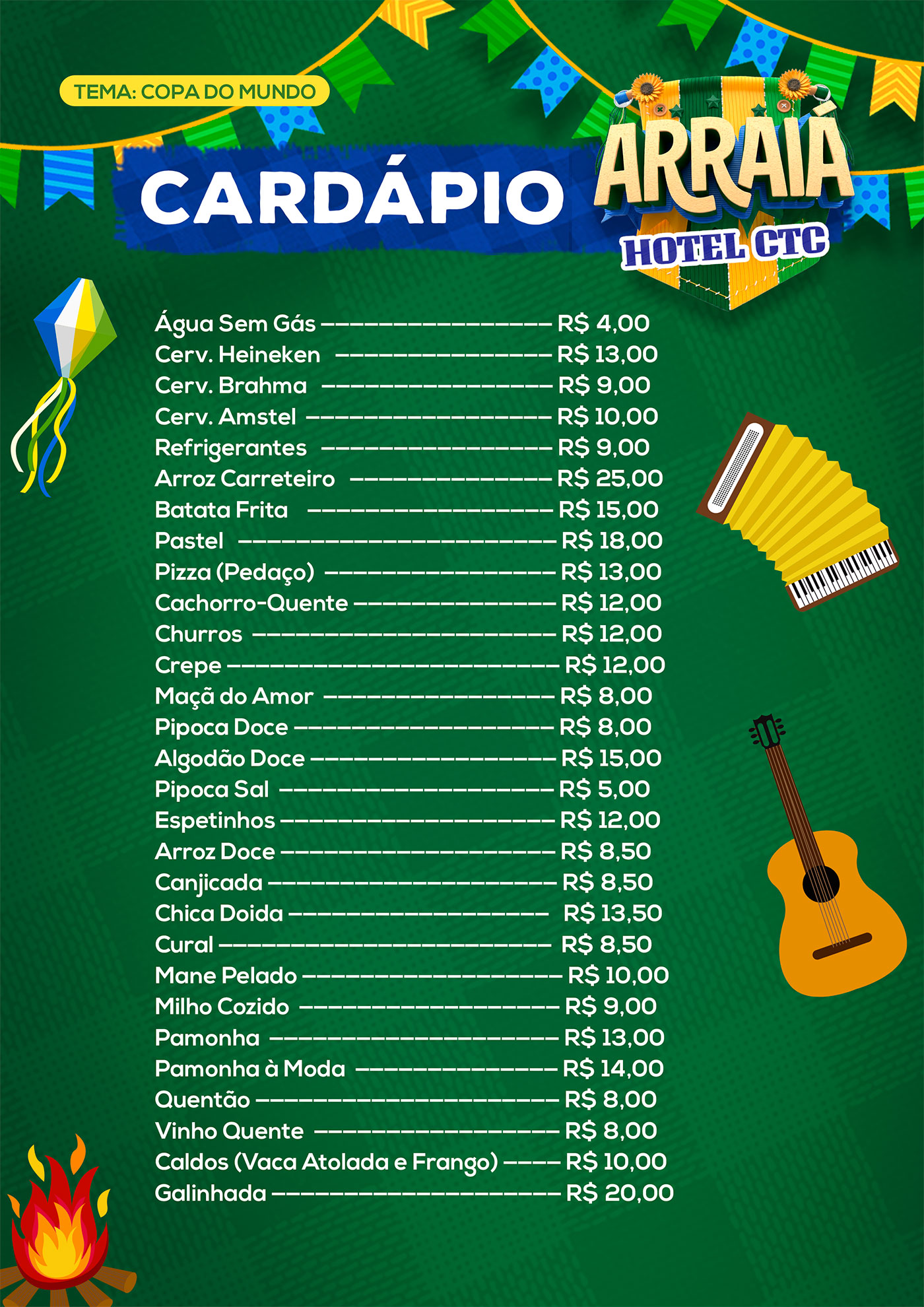 Festa Junina em Caldas Novas 2026: Programação e Cardápio